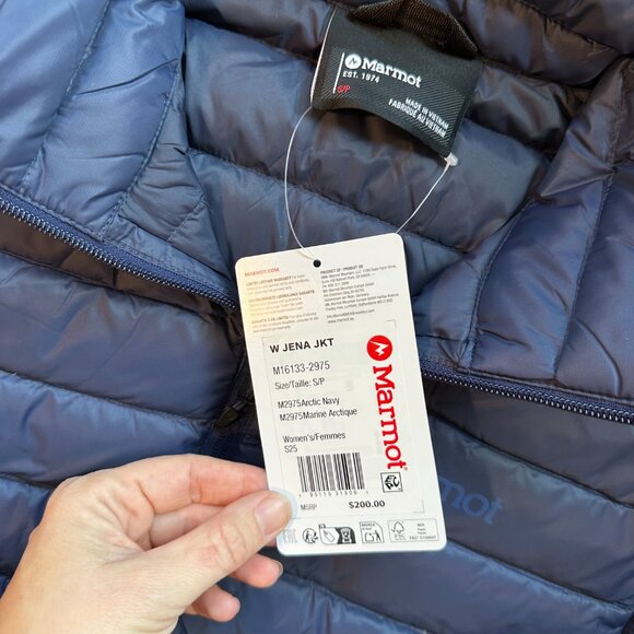 MARMOT {NWT} Women's Jena Down Puffer Coat | Arctic navy | Small | FW 25/26 - Picture 5 of 11